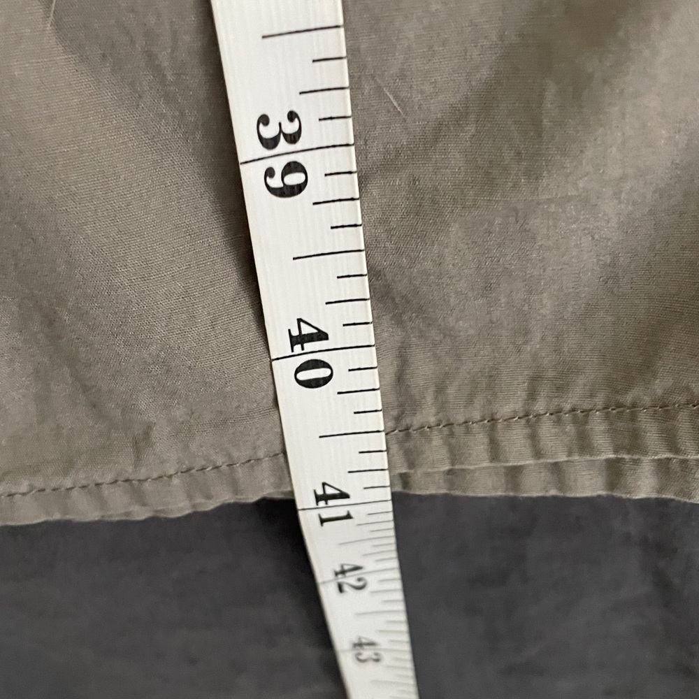 All Saints Alexa shirt taupe shift dress US 4 oversized fits S M minimalistic - Picture 11 of 11